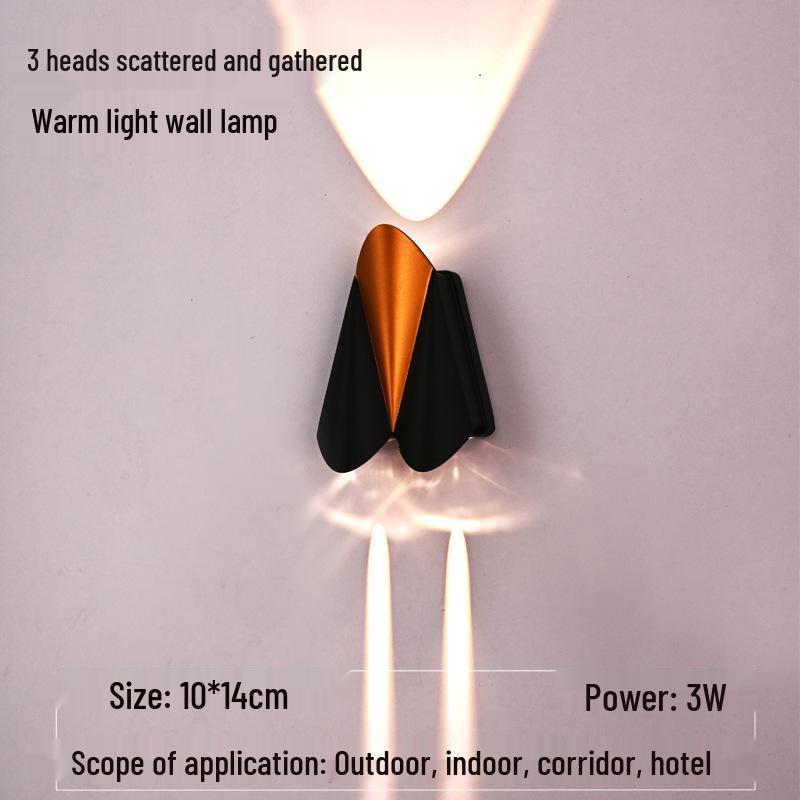 Airplane Series Outdoor Minimalist Wall Light for Villa, Courtyard, Balcony, Corridor, Aisle, or Stairway