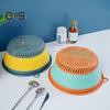 Dish Cover Ventilated Space Saving TPR Multi Functional Isolate Flies Food Cover Vegetable Washing Colander Cooking Supplies