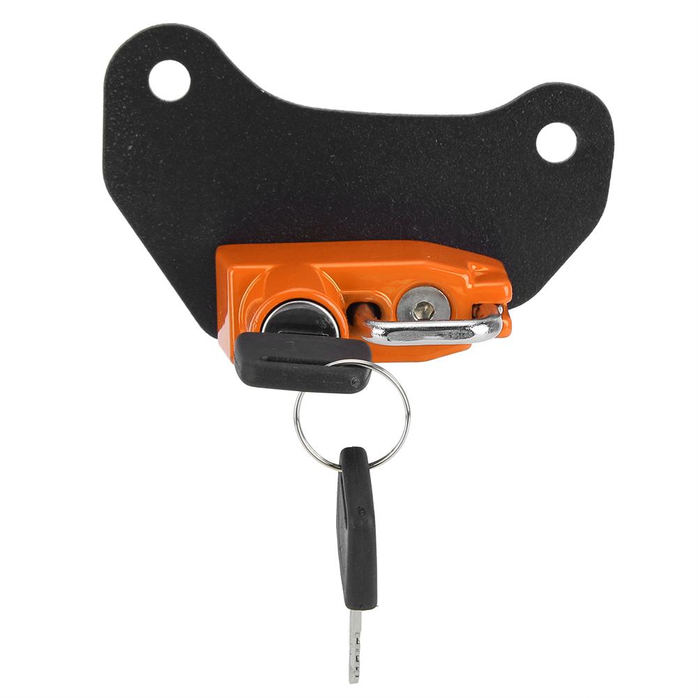 Motorcycle Modification Aluminum Alloy Helmet Lock Mount Hook Fit for Indian ScoutOrange
