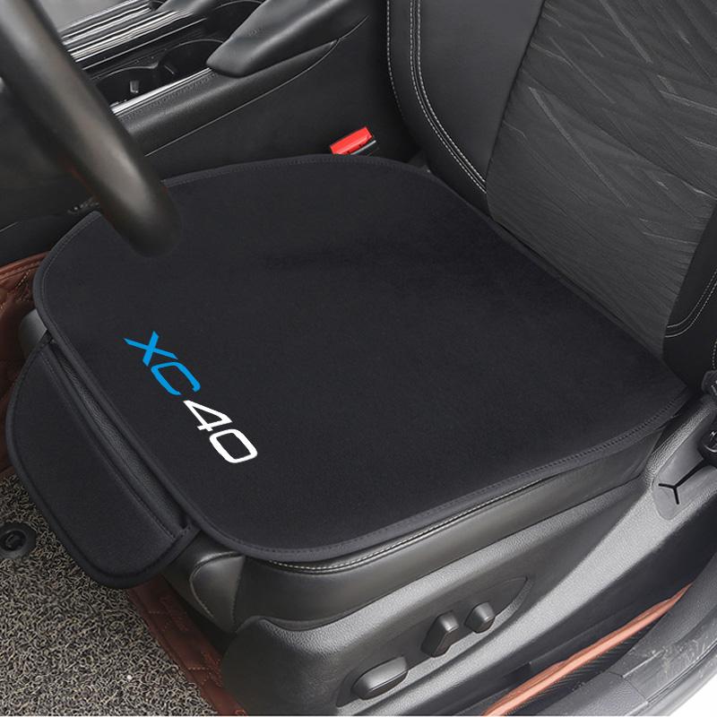 

1pcs Car Seat Cushion Non-Slip Cover Velvet Plush For Volvo XC40 S40 AWD XC 40 T6 Accessories