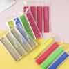 4Pcs Measuring Ruler Tool with Inches Centimeters for Classroom Home Office Colorful Ruler Plastic Ruler Straight Clear