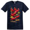 Scarlet Ibis Bird Red T Shirt Colorful Tropical Wildlife Art Graphic Tee Gift