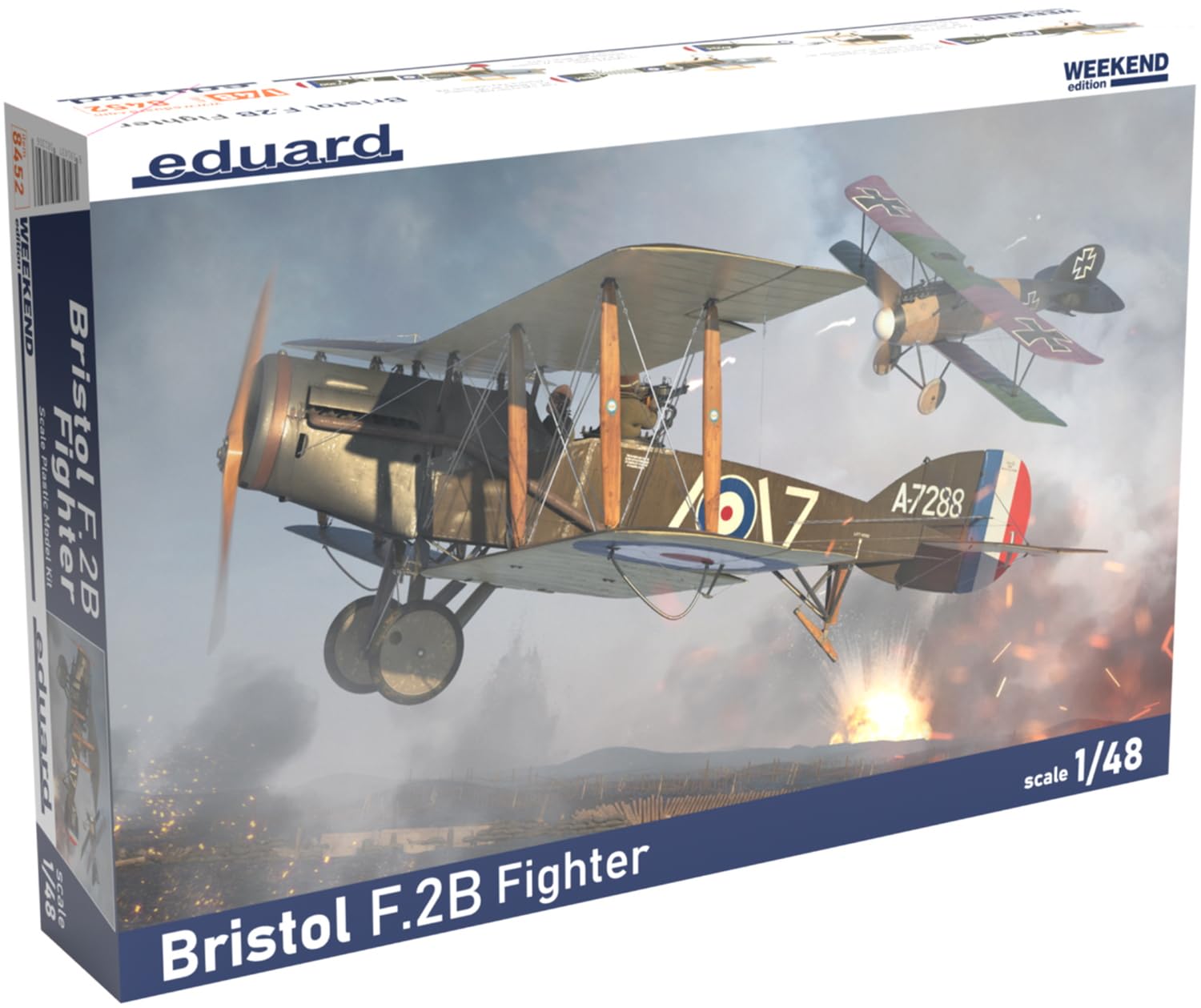 

Eduard 1/48 Weekend Edition Series Bristol F.2B Plastic Model Kit EDU8452