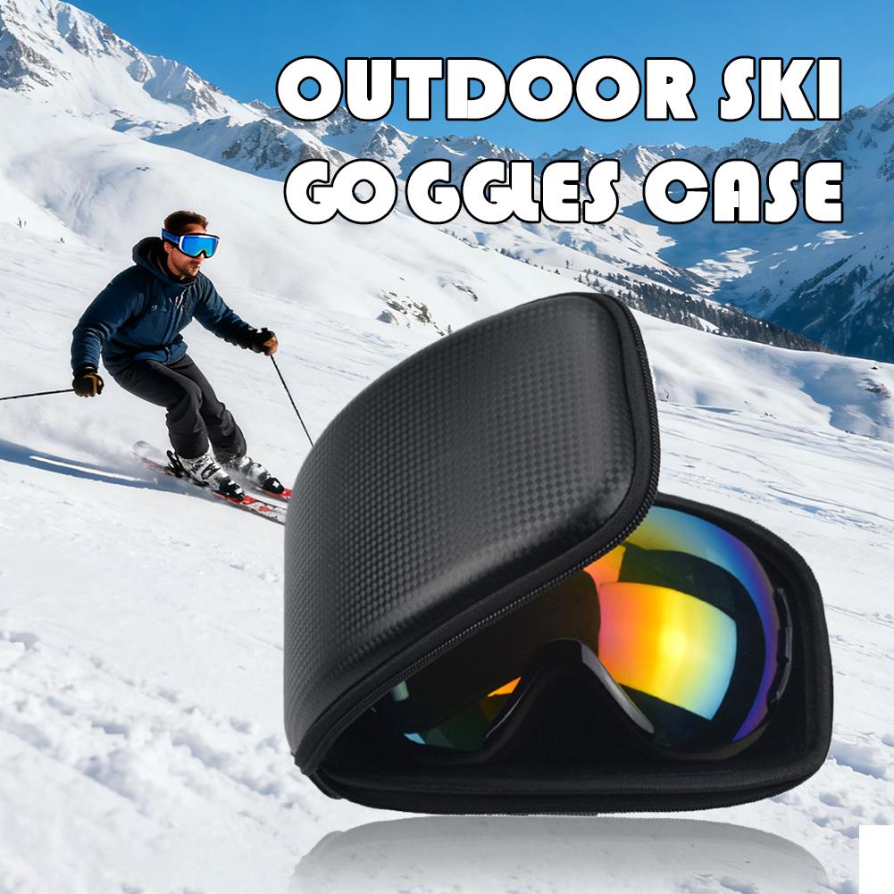 2026Ski Glasses Box Storage Bag Multi Functional Storage Bag Ski Glasses Box Large Sports Glasses Box Protective Glasses Bag