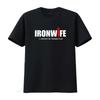 Camiseta Ironwife Apoyo Triatlón para Triatleta Natación Ciclismo Carrera Top Divertido Humor Tri Sobreviví a Su Plan de Entrenamiento vintage