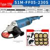 Dongcheng 100mm Elektrischer Winkelschleifer CN-Stecker (Adapter enthalten)