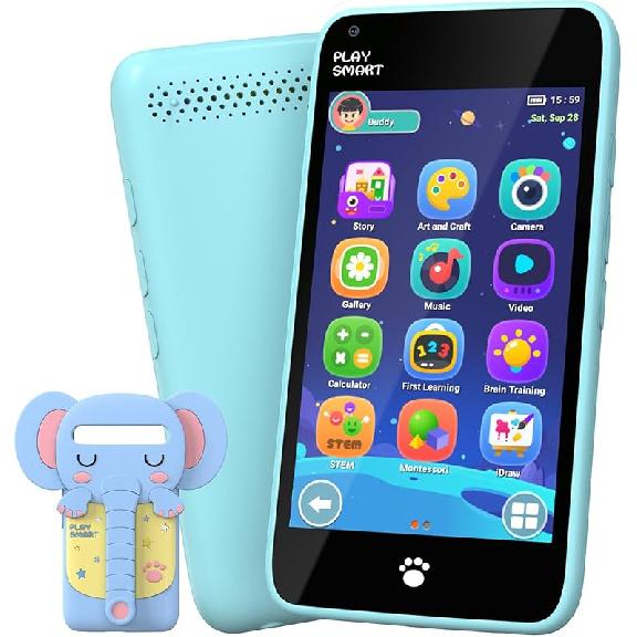 Kids Toys Smart Phone, 3.97" Touchscreen Toddlers Kids Smart Phone, Birthday Gifts for Girls Age 3 4 5 6 7 8 9 10 Year Old, Learning Toys Play Cell