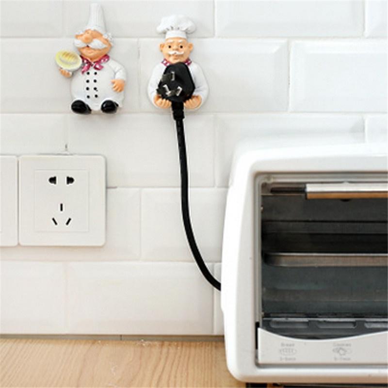 Cartoon Power Cord Socket  Storage Rack Plug Cute Creative Hook Stick Hook