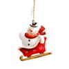 Santa Claus Hanging Pendants Christmas Tree Decor Resin Festive Decorations for Home Party Xmas DIY Gifts