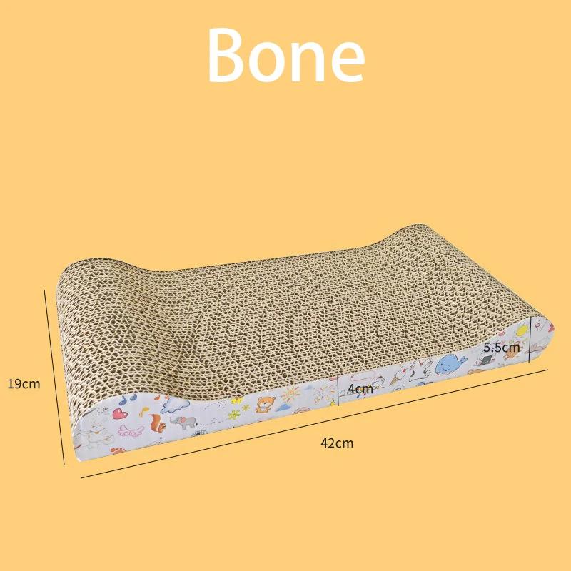 Cat Scratching Board Durable High Density Corrugated Paper Pet Furniture Bed Cat Scratch Pet Supplies Accessories for Cats