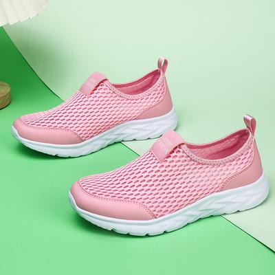 Womens Running Shoes Mesh Breathable Comfortable Outdoor Sports Couple Sneakers Summer Lightweight Walking Shoes Men