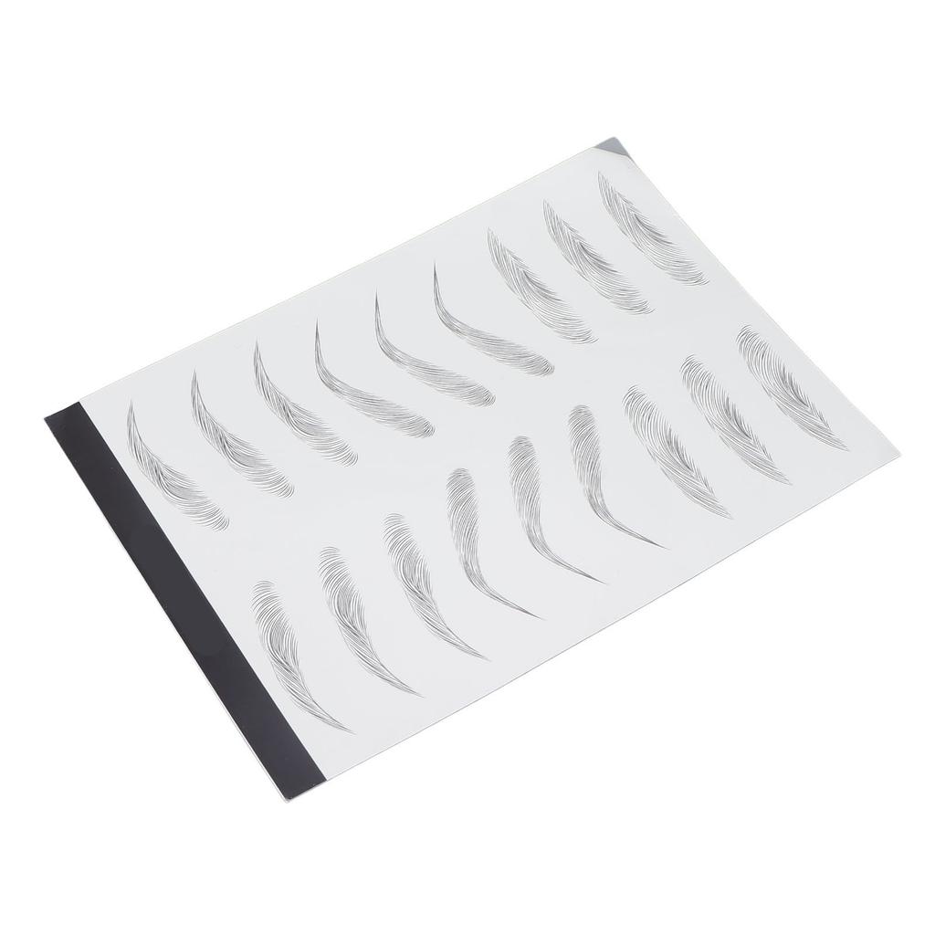 Eyebrow Tattoos Stickers 6D Nature Waterproof Temporary Tattoo Eyebrow for Eyebrow Grooming Shaping