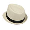 Sombrero Trilby para Adultos Transpirable Estilo Británico Sombrero de Paja Tejida Sombrero para Fiesta de Festival de Adultos Hueco Camping Pesca Sombreros Fedoras
