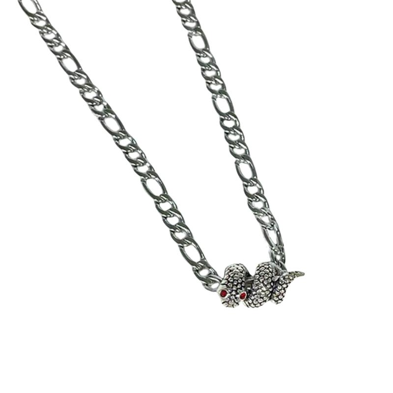 Стильное ожерелье-подвеска Змея Модное statement-ожерелье Украшение для праздников Змеиное ожерелье Идеально для вечеринок и на каждый день