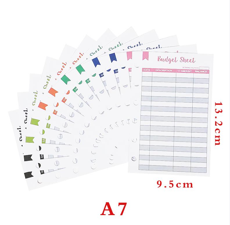 A7 Krokodyl Kolor 6 Ring Binder PU Clip-on Notebook Skórzany Luźne Kartki Okładka Notatniki Dziennik Artykuły piśmiennicze