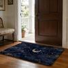 Celestial Hands Art Print Floor Mat Soft Flannel Absorbent Mat Non-Slip Rug Home Bedroom Bathroom