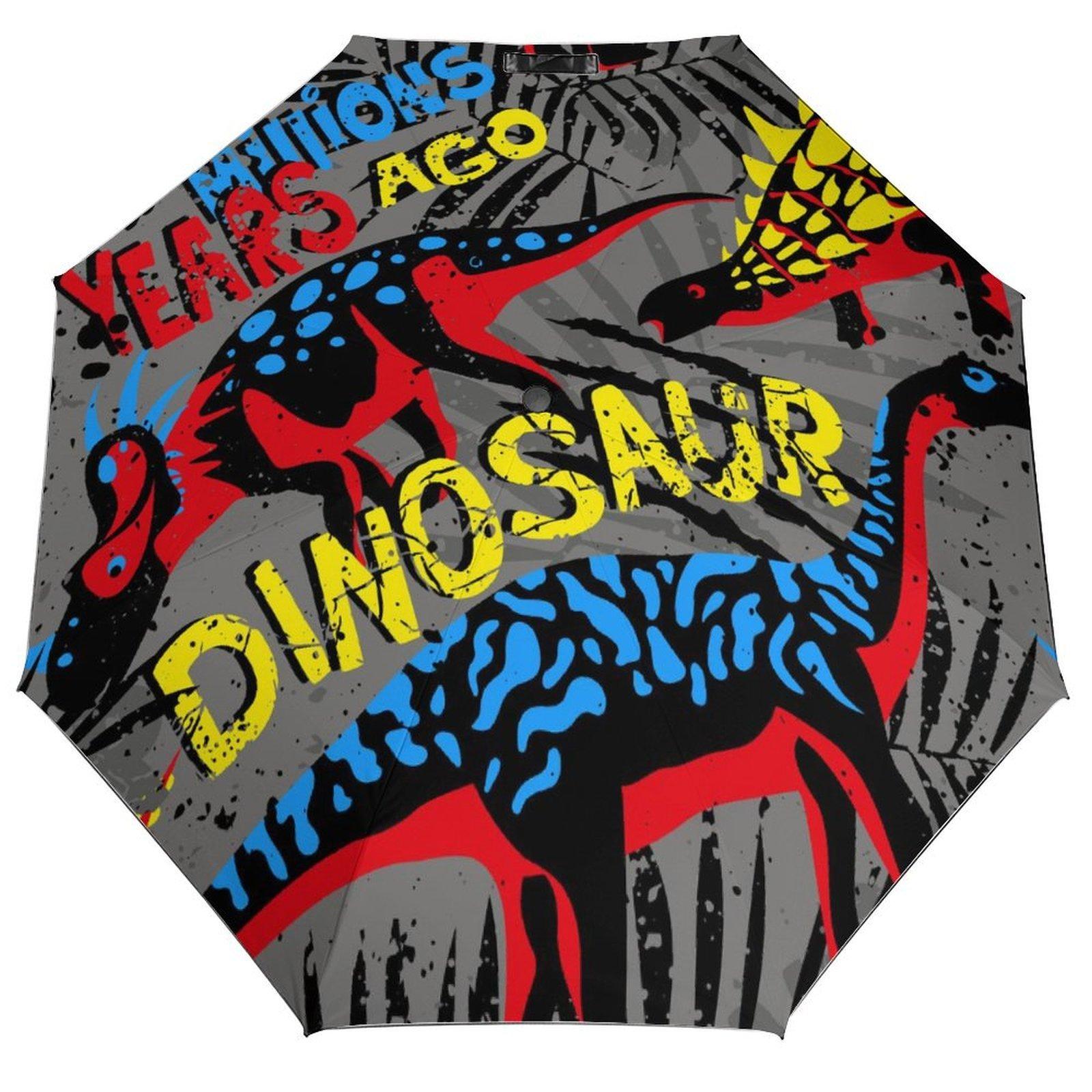 

1 Pack Automatic Umbrella With Solid Rib Construction And Uv Protection For Daily Travel Featuring Graffiti Style чорний