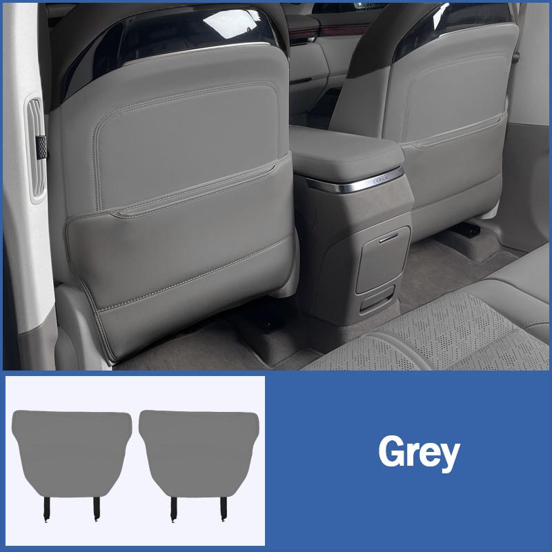 For ZEEKR 7X 2025+ Rear Seat Kick Protection Leather Cover Interior Upgrade Car Accessories 2PCS