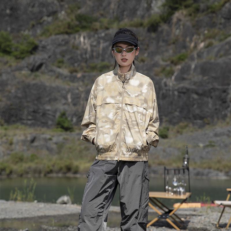 Мужская водоотталкивающая походная куртка с воротником-стойкой на осень и зиму - Легкая, дышащая, быстросохнущая, для пар. L