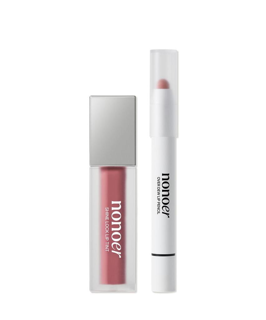 [2PACK] Over Dew Lip Pencil + Shine Rock Lip Tint (Select 2 from 18 shades)