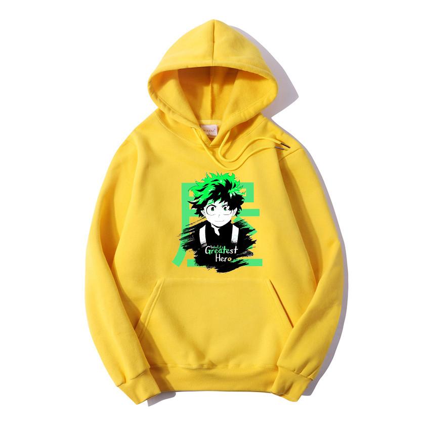 

Толстовка с капюшоном в стиле аниме «Моя геройская академия» унисекс «Величайшая в мире толстовка» Harajuku свободного размера, свободная модная повседневная толстовка с капюшоном в уличном стиле 4XL