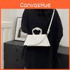 2024 Fashion Trend Pu Leather Small Square Bag For Women Stylish Crossbody