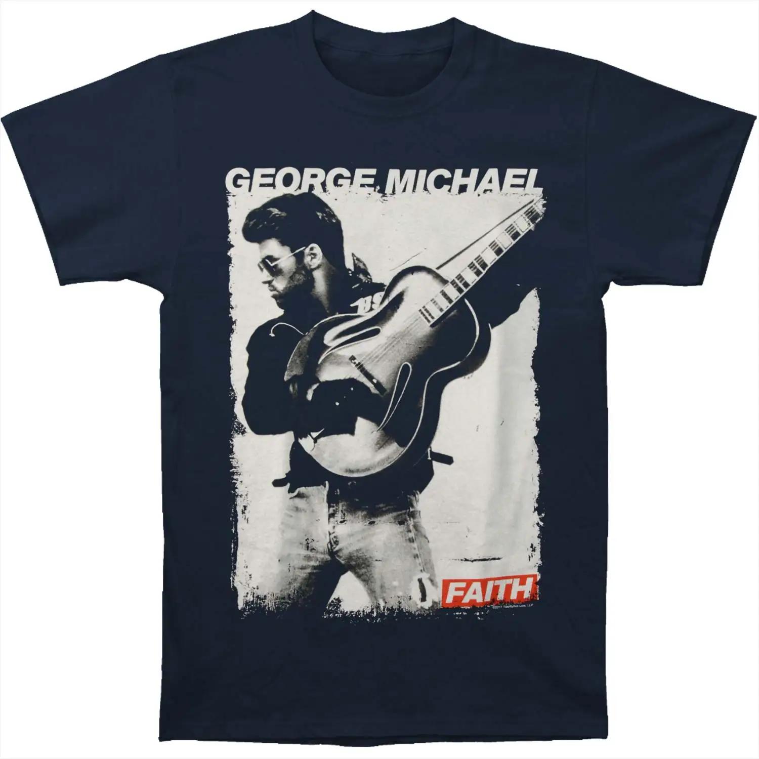 George Michael Mens Faith Mens Soft T Slim Fit TShirt 100 Cotton ONeck Short Sleeve Summer Casual Mens Tshirt Streetwear S