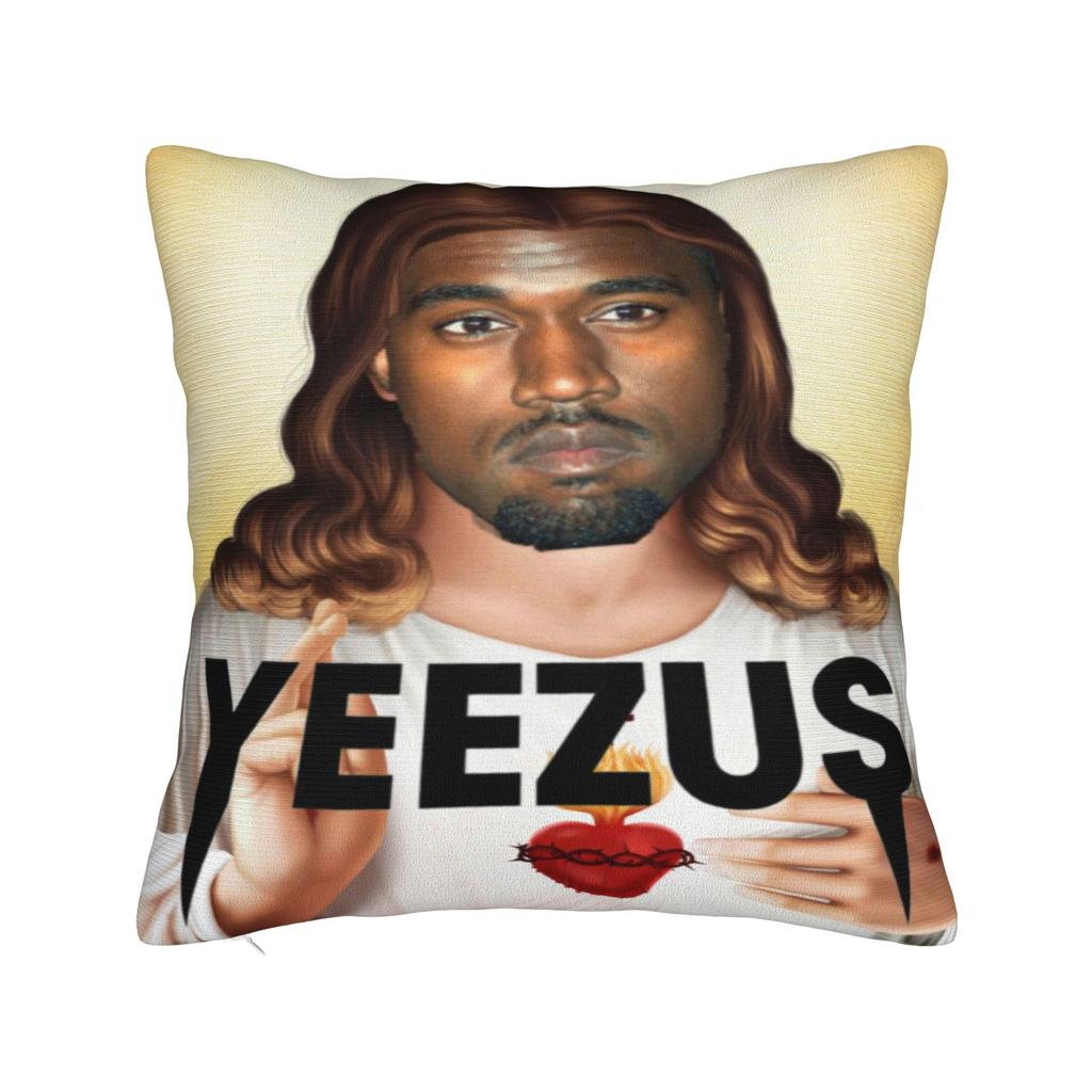 K-kanyes W-wests Funny Meme Printed Pillowcases Cushion Cover  Pillow Covers New Style Sofa Decoration Zipper Multi Size