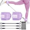 Thick Foam Gym Ankle Bands for Lower Body Workout Legs Buttocks Strengthening Resistance Bands Load Bearing