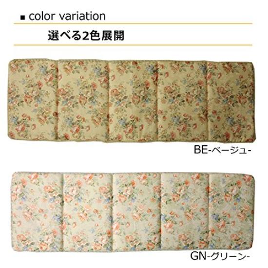 IKEHIKO Cushion Living Free Seat Elegance Floral Monier Beige 48 X 136cm Approx. #9508349