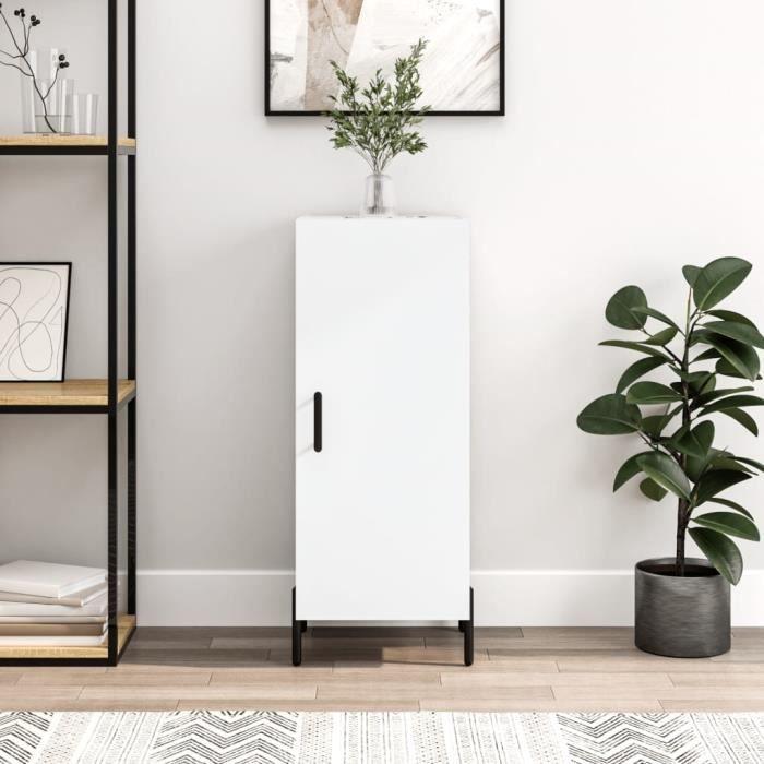VidaXL White Buffet 34.5x34x90 Cm Engineered Wood 828548