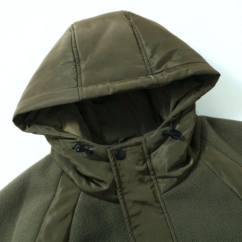 Plus Size 5XL-11XL Autumn Winter Polar Fleece Coat for Men Outerwear Casual Long Sleeve Tops Oversize Men's Warm Jackets