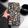 Flowers Leather Texture TPU Case For Samsung Galaxy A56 A26 A16 A15 A55 A54 A35 5G S25 Edge S24 S23 S22 Ultra S21 FE Phone Cover