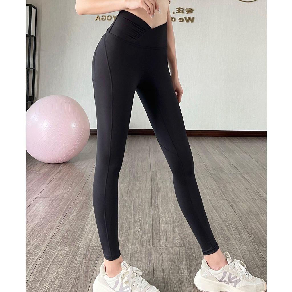 High-Waisted Quick-Drying Yoga Pants - Slimming, Elastic, Hip-Lifting Sportswear for Women