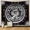 Tapzen Gothic Moon Phase Tarot Tapestry