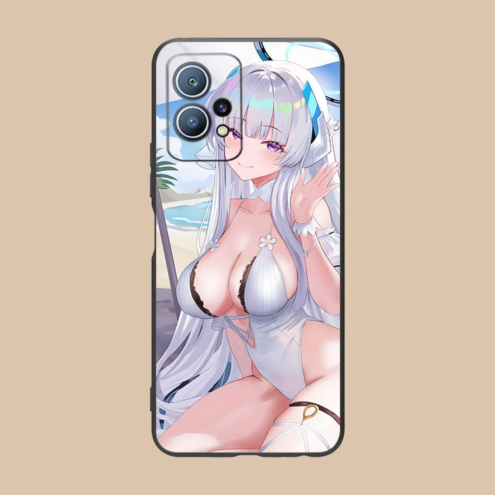 Blue Archive Ushio Noa Phone Case for Huawei P60 P50 P40 P30 P20 P10 P9 P8 Pro Lite Plus Colorful Printing Cover Luxury Cover