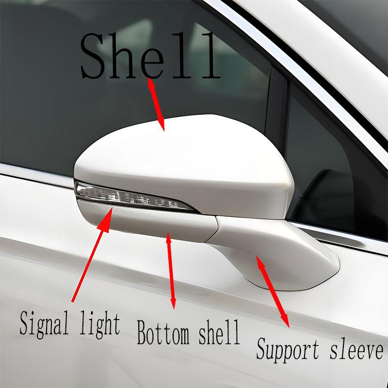 Auto Heated Blind Spot Warning Wing Rear Mirror Glass for Ford Mondeo MK5 V CD CE CF Side Assist Mirror, Rearview Mirror Housing