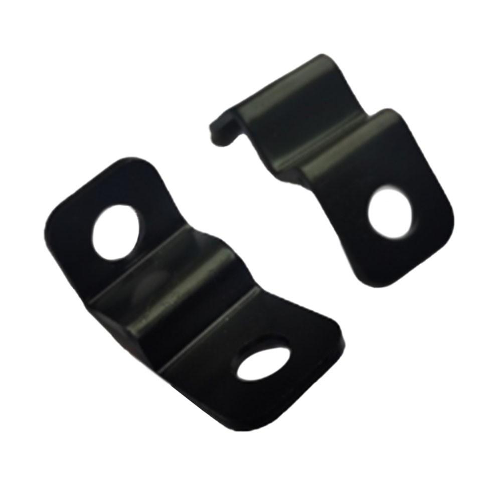 Vibration Proof Indicators Lights Bracket 2 Pcs Black