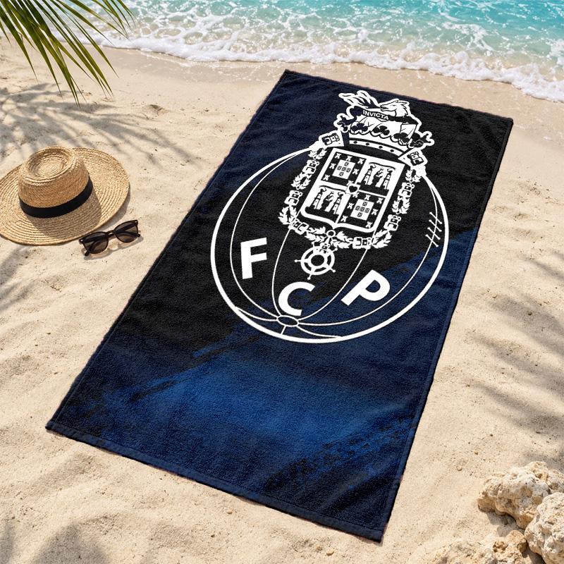 FC Porto Microfiber Beach Towel Quick Dry Sand Free Lightweight Beach Towels for Travel Swimming Camping