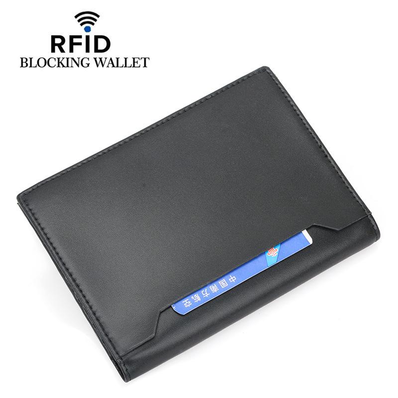 RFID Blocking Multi-Functional Leather Passport Holder & Large Capacity Document Organizer
