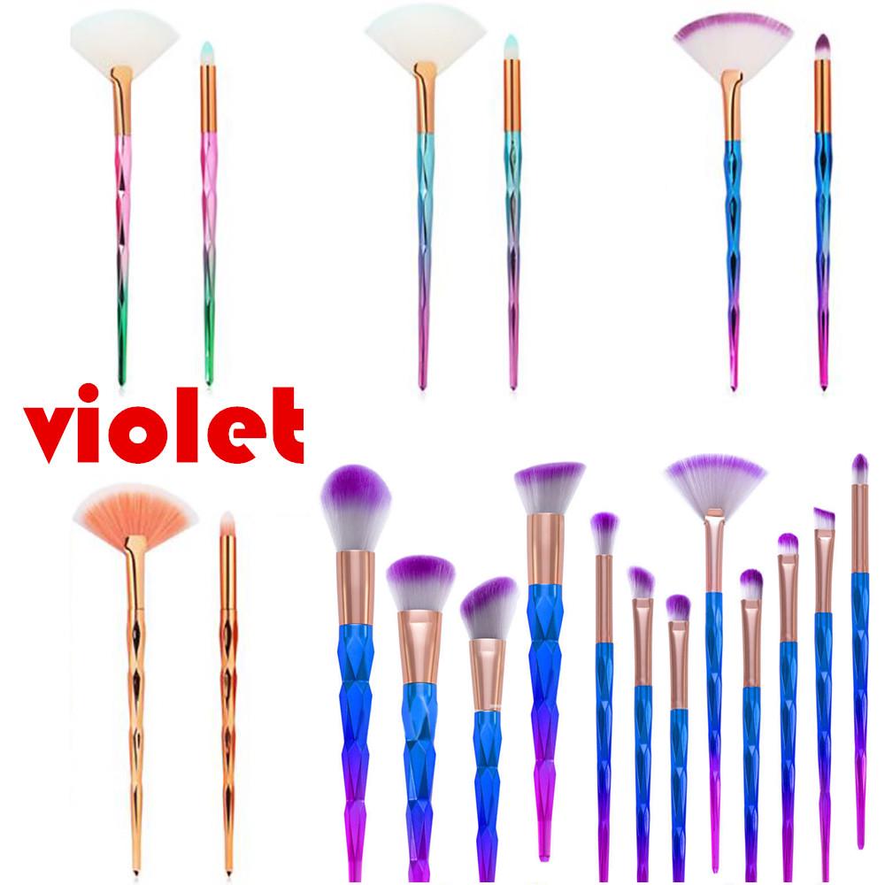 Buy 1/2/5/12Pcs Makeup Brushes Set Powder Foundation Eyeshadow Eyeliner Lip Cosmetic Brush at