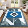 Hamburger SV Carpet Door Mat for Living Room or Bedroom Protective Mat Under Chair Office Decoration Christmas Gift Birthday Present