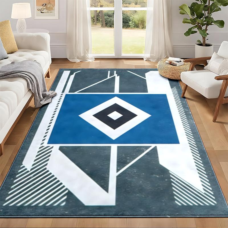 Hamburger SV Carpet Door Mat for Living Room or Bedroom Protective Mat Under Chair Office Decoration Christmas Gift Birthday Present