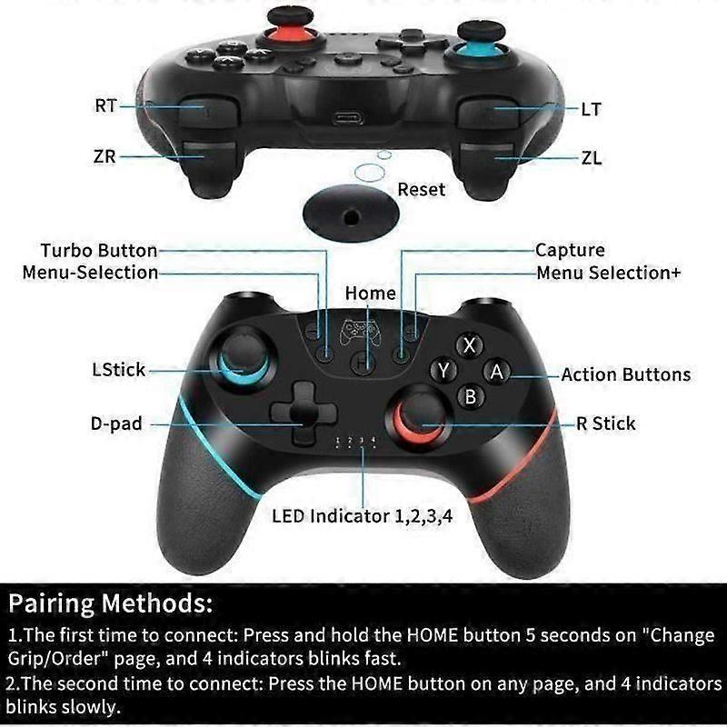 CHE Wireless Controller for Nintendo Switch Bluetooth Switch Pro Controller