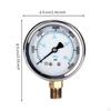 Spray Machine Pressure Gauge Double Scale ShockResistant Brass Threaded Connection Shockproof