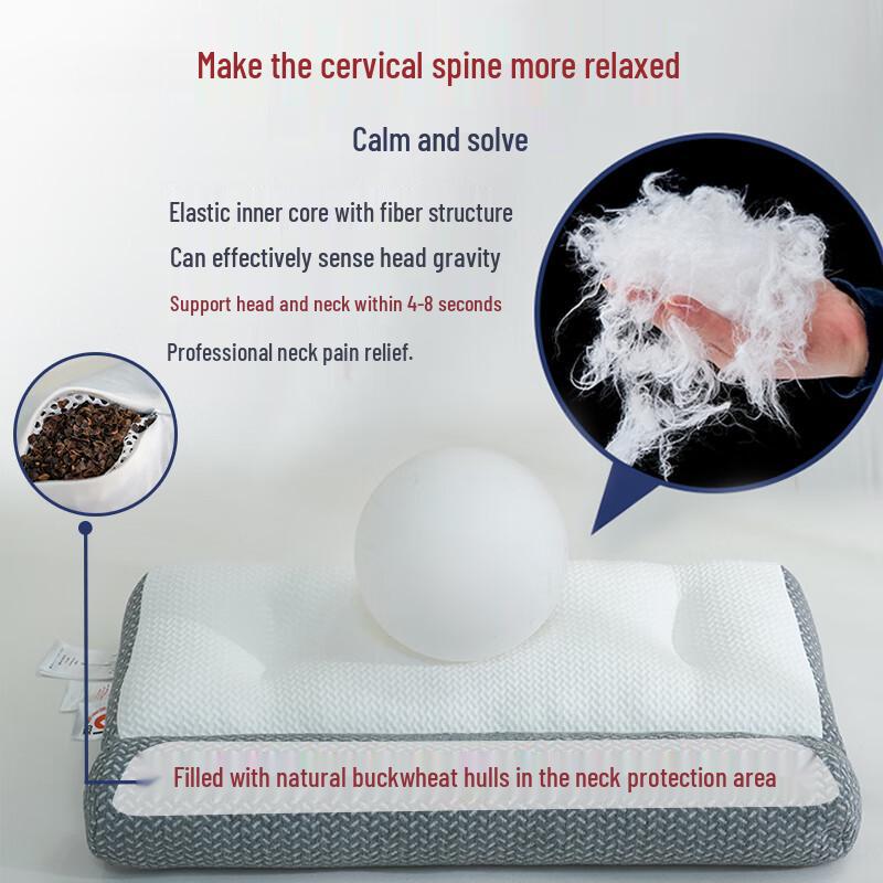 Huadn Buckwheat Cervical Traction Pillow