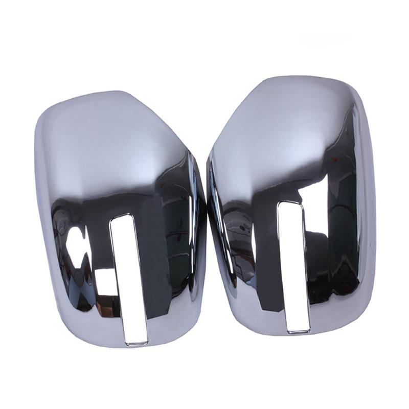 2Pcs Car ABS Chrome Rear View Side Mirror Cover Trim For Mitsubishi Triton / L200 2015 - 2017 Car Styling