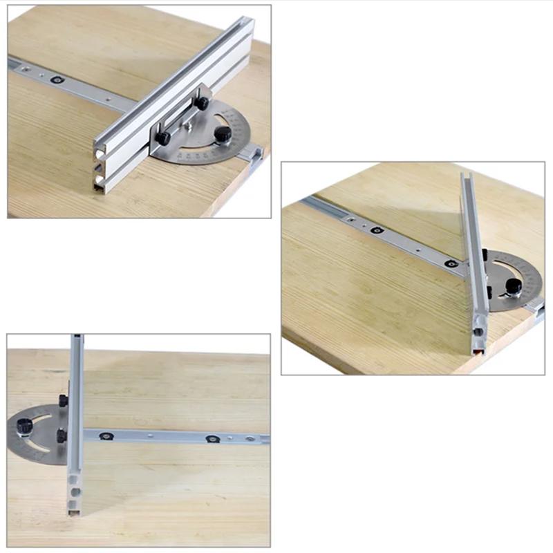 1Pc Miter Gauge For Benches Table Saw Router Sawing Assembly Ruler DIY Carpenter Woodworking Tools