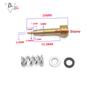 Motorcycle Carburetor Repair Kit Needle Valve Float Diaphragm with Float for Suzuki GS500 2001-2002 GS 500 GS500F 2004-2009