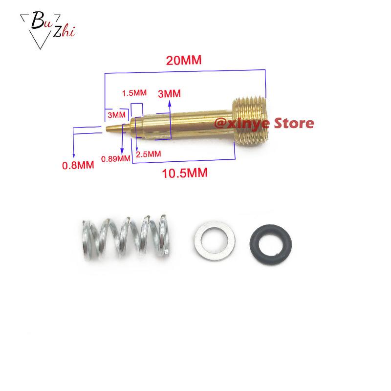 Motorcycle Carburetor Repair Kit Needle Valve Float Diaphragm with Float for Suzuki GS500 2001-2002 GS 500 GS500F 2004-2009